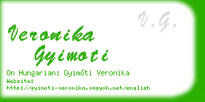 veronika gyimoti business card