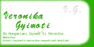 veronika gyimoti business card